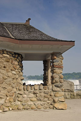 stone building beside the falls